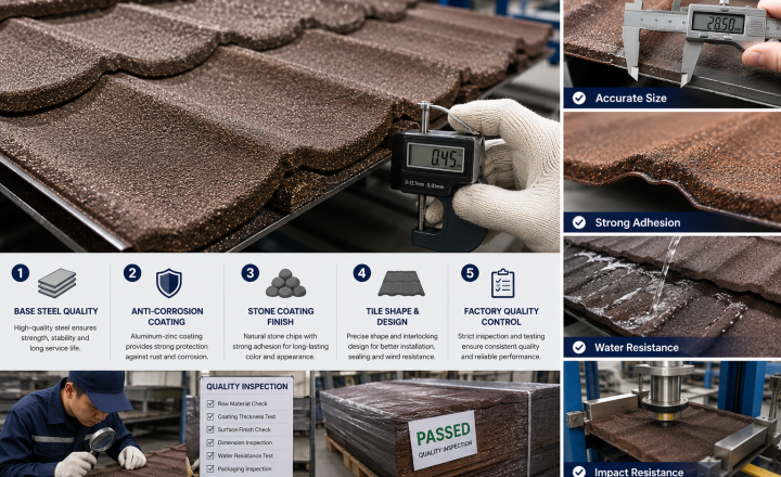 5 Key Quality Indicators to Check Before Buying Metal Roofing Tiles
