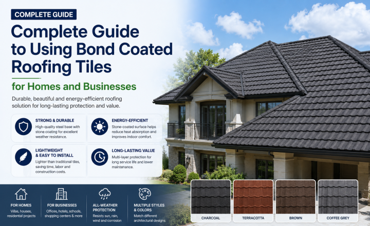Complete Guide to Using Bond Coated Roofing Tiles for Homes and Businesses