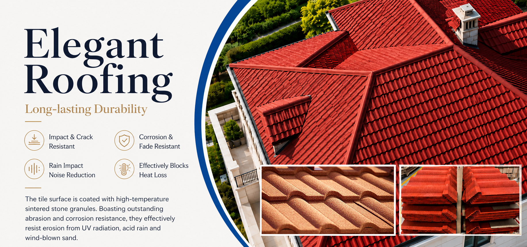 Yuantong Stone Coated Steel Roofing Manufacturer