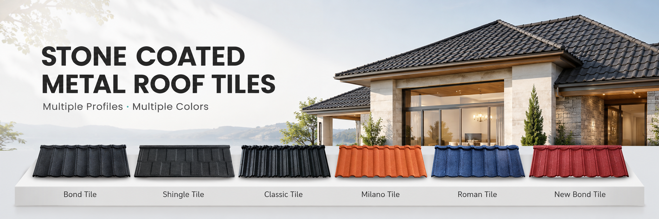 Stone Coated Roofing Tiles